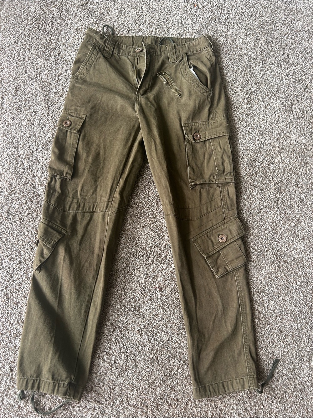 & Other Stories Olive Utility Cargo Pants